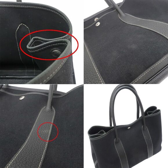 Hermes Garden Party PM Handbag Black - Picture 6 of 7